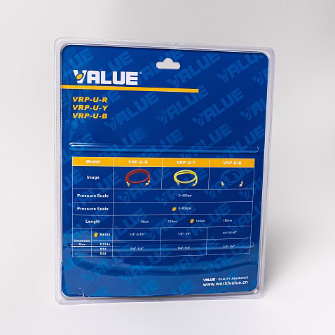 Шланги заправочные VALUE 1,5m (R410; 3шт)