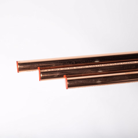 Труба медная RUBY COPPER в штанге 25,40x1,00x3.000