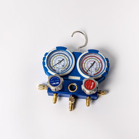 Манометрический коллектор VALUE; VMG-2-R22-B-03